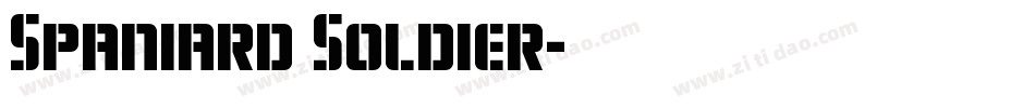 Spaniard Soldier字体转换